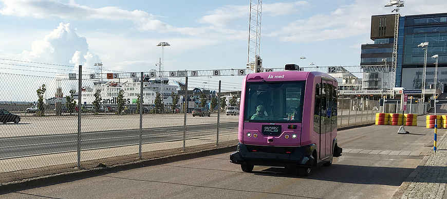 sj&auml;lvk&ouml;rande buss Helsingborg