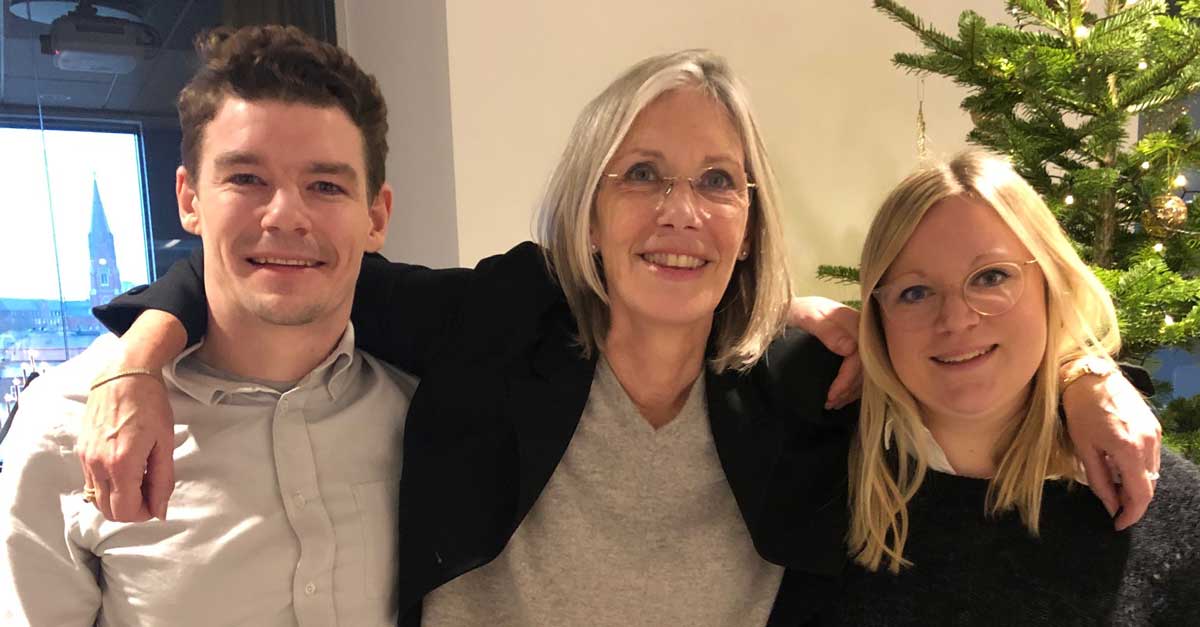 Axel Persson, Katarina pelin och Caroline Ljungberg Toulson