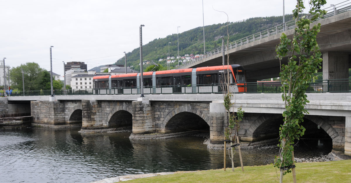 Studieresa för att titta på spårvagn