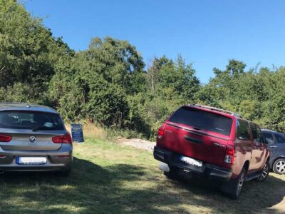 parkeringskaos i naturen