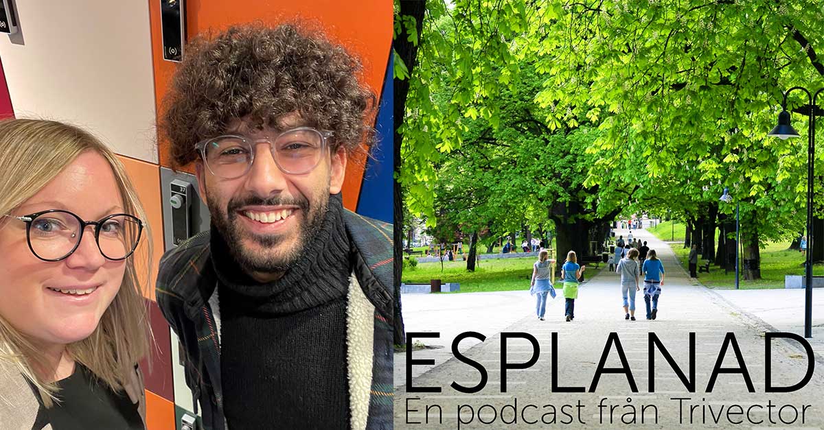 Esplanad med Robin Rushdi Al-S&aacute;lehi