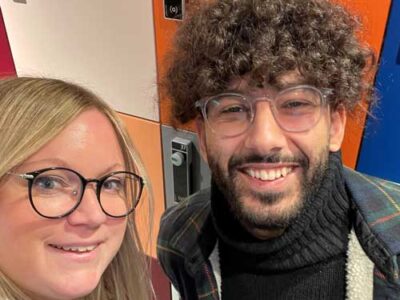 Caroline Ljungberg Toulson och Robin Rushdi Al-S&aacute;lehi