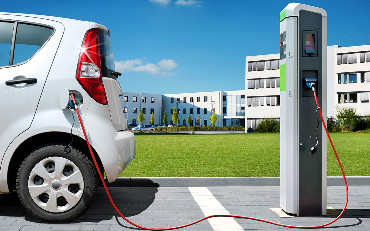 elbild, laddstation