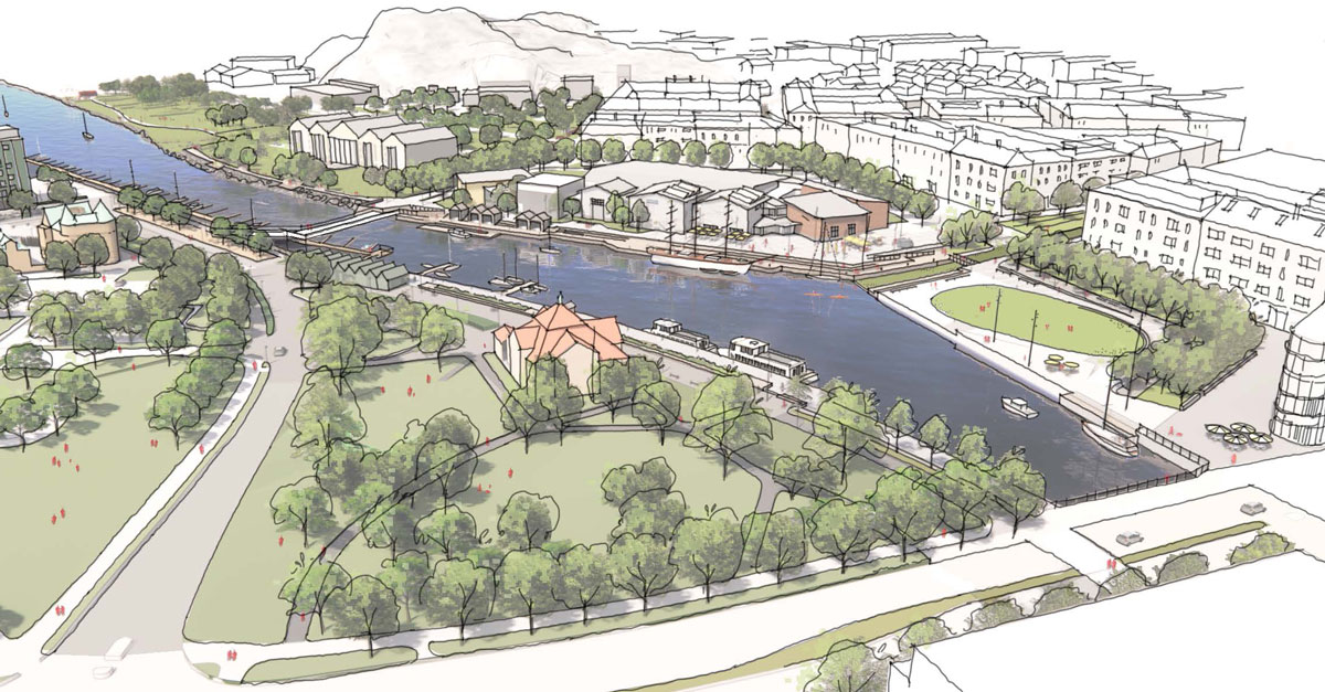 Vision f&ouml;r stadsutveckling kring B&auml;ve&aring;n Uddevalla