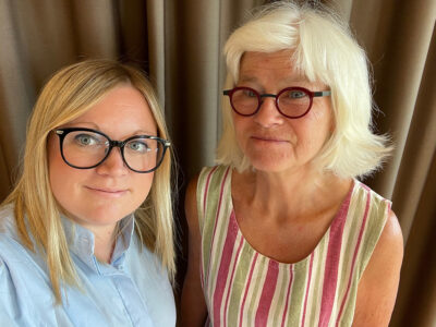 I poddstudion finns Caroline Ljungberg Toulson och Karin Svensson Smith