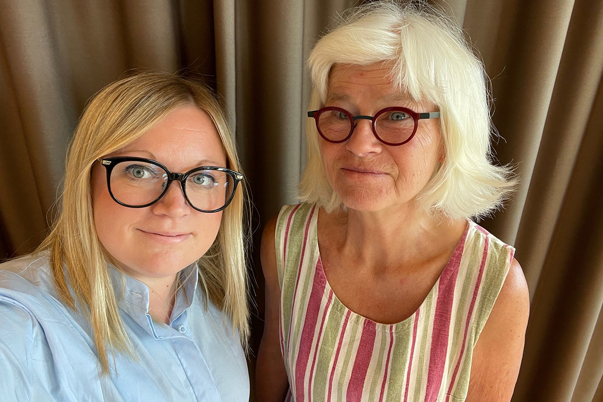 I poddstudion finns Caroline Ljungberg Toulson och Karin Svensson Smith