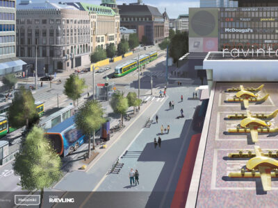 Visualisering av framtidsvision- Helsingfors (Studio Raevling)