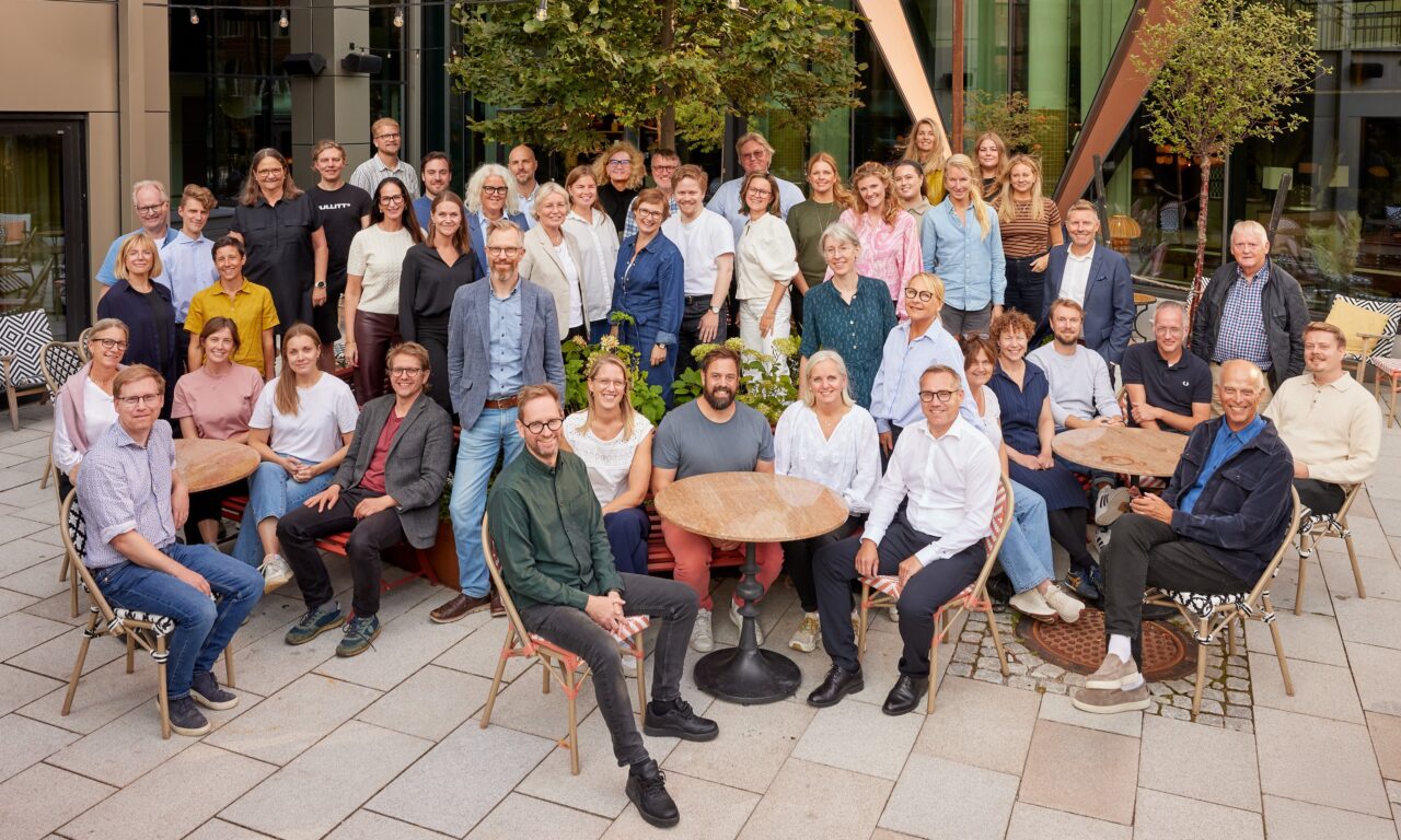 gruppbild på Trivectors medarbetare